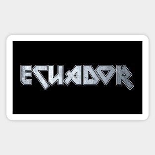 Heavy metal Ecuador Magnet